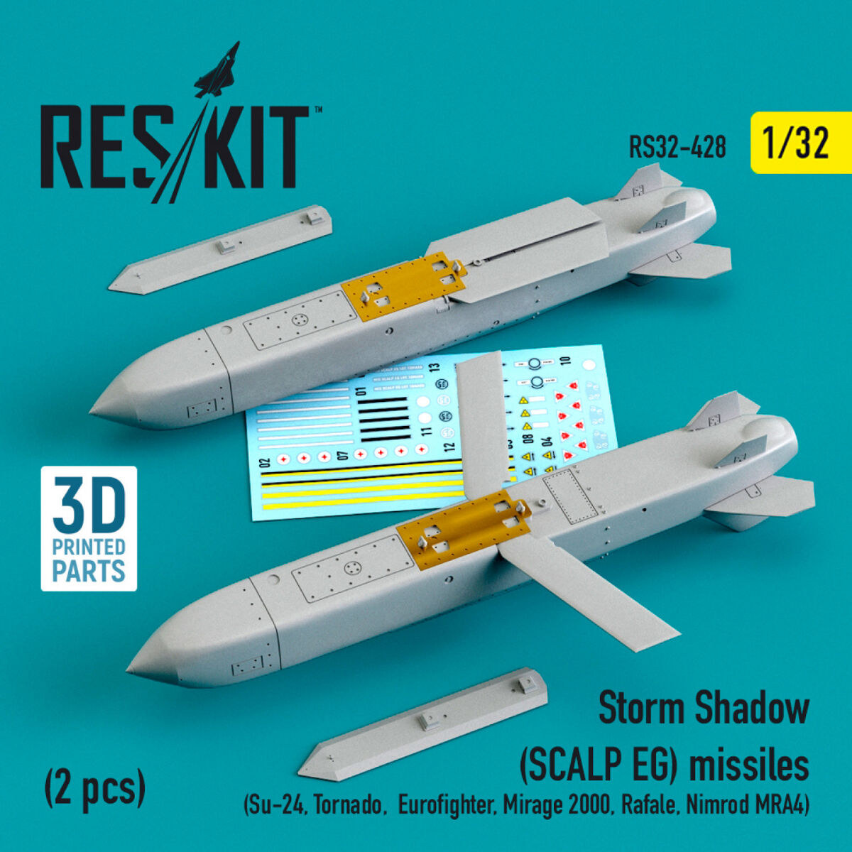 StormShadow(SCALPEG)Missiles(2pcs)(Su-24,Tornado,Eurofighter,Mirage2000,Rafale,NimrodMRA4)